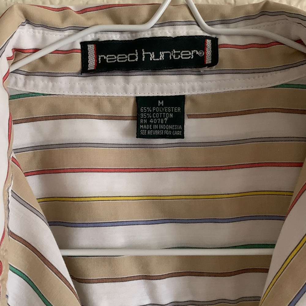 Reed Hunter | Multicolor Striped Short Sleeve Button Down - Picture 3 of 9
